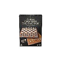 Cardinal Classics: Chess, Checkers, Tic Tac Toe