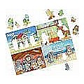 Bluey 4 x 24pc Wood  Puzzles