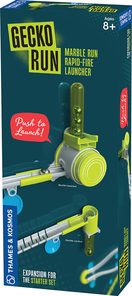 Gecko Run: Marble Run Rapid-Fire Launcher Expansion Pack