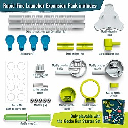 Gecko Run: Marble Run Rapid-Fire Launcher Expansion Pack