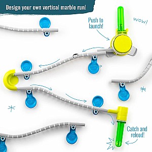 Gecko Run: Marble Run Rapid-Fire Launcher Expansion Pack