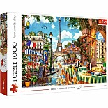 Puzzle: Parisian Morning 1000 Piece (Trefl Red)