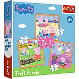 Puzzle: Peppa Pig's Inventive 3in1 20/36/50 Piece