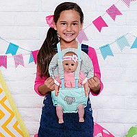 Play Time Zig Zag Baby Carrier Doll