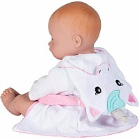 BathTime Unicorn Baby Doll, Doll Clothes & Accessories Set