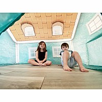 Inflatable Fort: Cabin Playhouse
