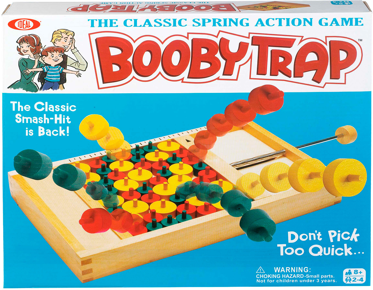 Ideal Booby Trap Classic Wood Game The Learning Post Toys