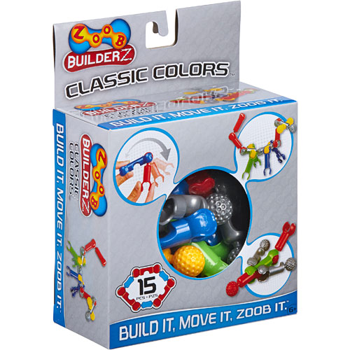 ZOOB BuilderZ 15 Piece Classic Colors - Mr. Mopps' Toy Shop