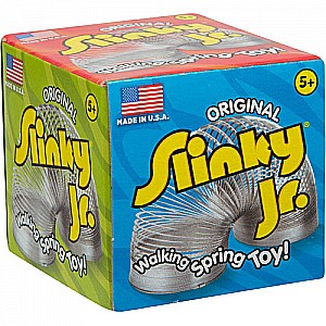 slinky jr metal brand original thinker toys