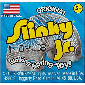 slinky jr metal brand original thinker toys