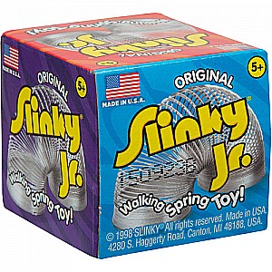 slinky jr metal brand original thinker toys