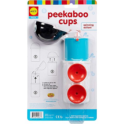 ALEX Bath Peekaboo Cups