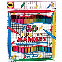 Washable Fine TIP Markers (30)