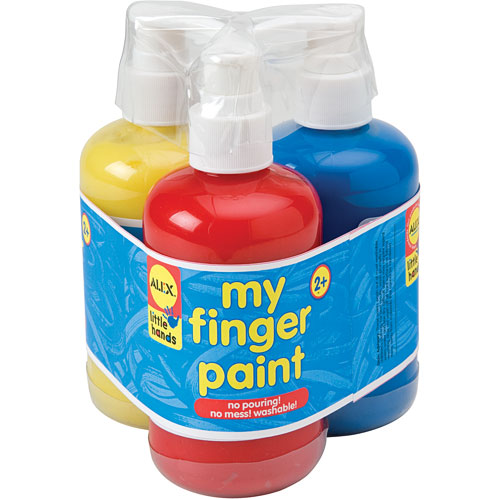 3 Pump Finger Paints (8 Oz.) - Cheeky Monkey Toys