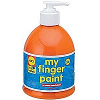 16 Oz. Pump Finger Paint Orange
