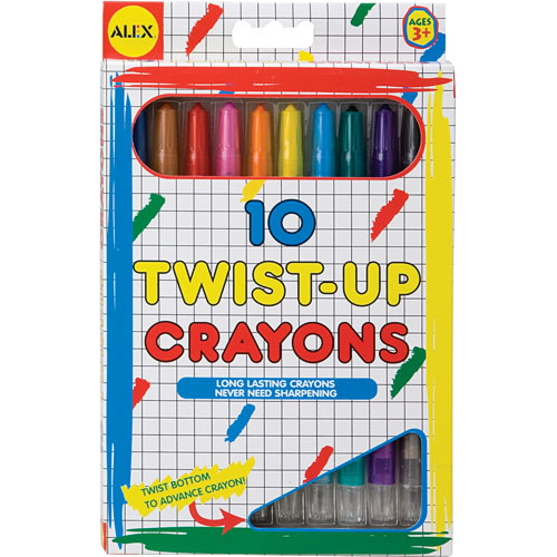 Twist Up Crayons (10) - Fun Stuff Toys
