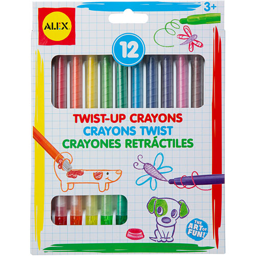 ALEX Toys Artist Studio 12 Twist Up Crayons - Givens Books and