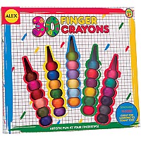 Finger Crayons 10 Pc - Grand Rabbits Toys in Boulder, Colorado