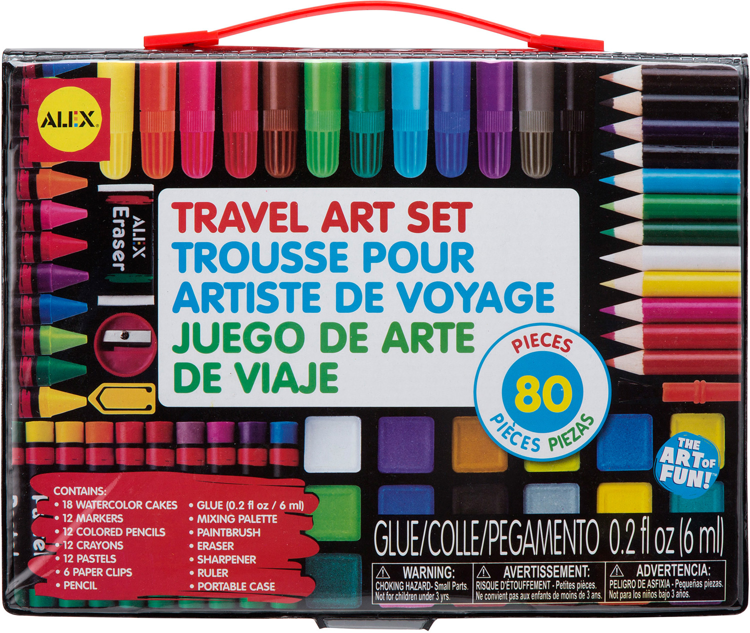 ALEX Art Travel Art Set with Carrying Case The Toy Chest
