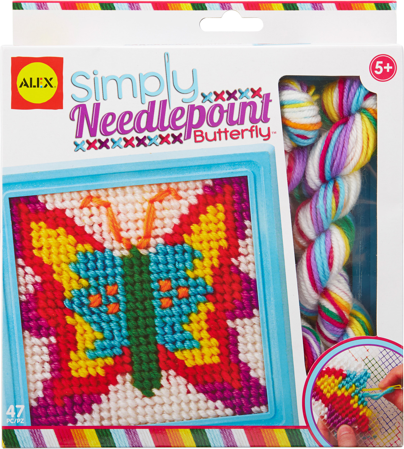 simply needlepoint butterfly