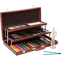 ALEX Art Studio Expressions Deluxe Wooden Drawing Case