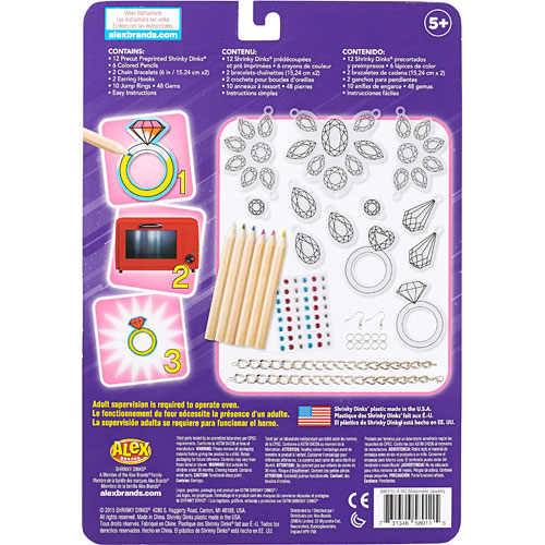 Shrinky Dinks Statement Jewelry Kit