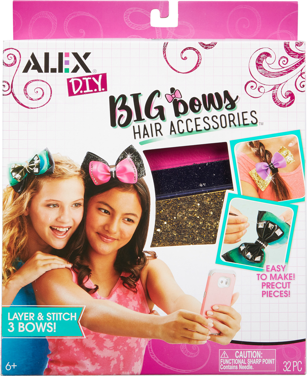 ALEX DIY Big Bow's Hair Accessories