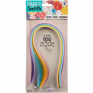 ALEX DIY PAPER SWIRLS Paper Pack- Rainbow