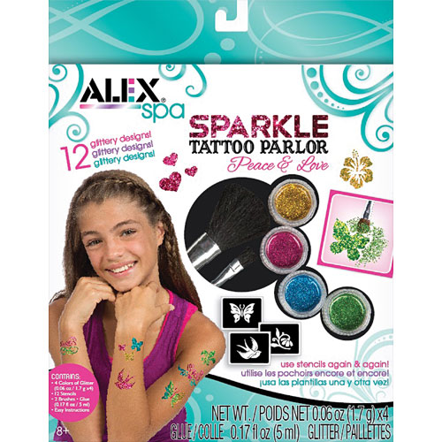 alex toys sparkle tattoo parlor cool glam