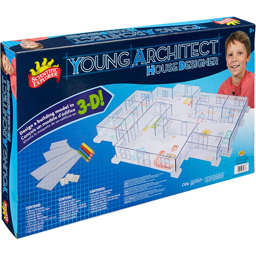 NEW Scientific Explorer Young 3-D Architect Home Design Model Building Set 