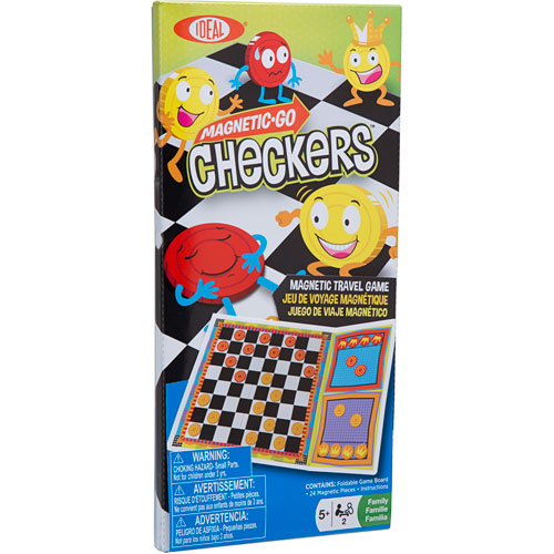 Ideal Go! Checkers Travel Game Timeless Toys Ltd.