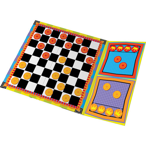 Ideal Go! Checkers Travel Game Timeless Toys Ltd.