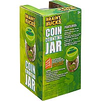 Brainy Bucks Coin Counting Jar