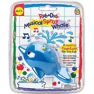Rub A Dub Musical Spray Whale