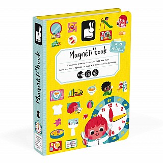 Janod Magnetibook Learn to Tell the Time