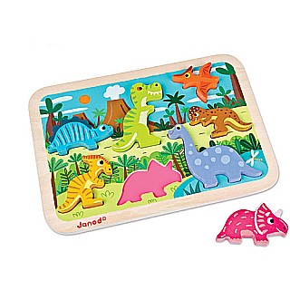 Janod Dinosaurs Chunkly Puzzle