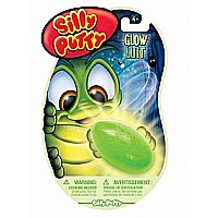 Silly Putty Glow In the Dark Assorted Pk/ Yw/ Gn/ Be 8/ Cs
