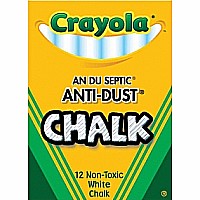 Chalk, Anti Dust Wht 12/ Bx 12/ 72
