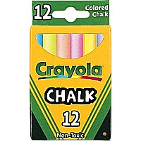 Chalk, Colored Chalk 12/ Bx 12/ 36