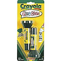 CRAYOLA Glue Stick, Washable, .29oz 2/ CD 12/ Cs