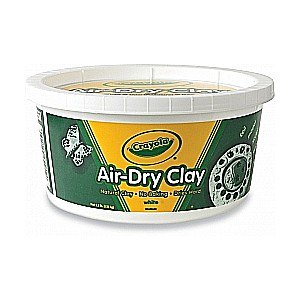 AIR Dry Clay 2.5 Lb Bucket Wht (4)