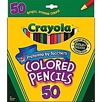 Crayola 50 Asst Long Pencils 6/ 12