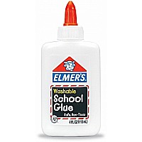Glue, Washable School,4oz (4)