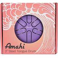 3" Steel Tongue Drum (Red)