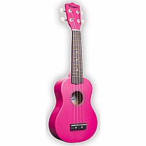 Penguin Tropical Ukulele, Soprano (Purple/Hot Pink)