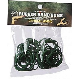 Magnum Enterprises Rubber Band Rifle Ammo Size #30 (Green) (1oz)