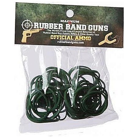 Magnum Enterprises Rubber Band Rifle Ammo Size #30 (Green) (1oz)