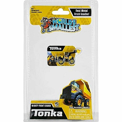 Super Impulse Worlds Smallest Tonka Front Loader Toy