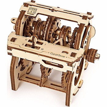 UGears STEM LAB Gearbox Wooden 3D Model