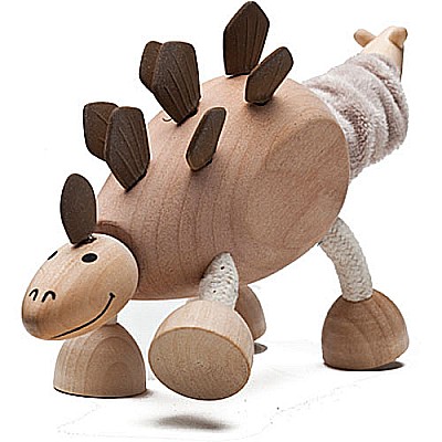 Sustainable Wood Stegosaurus